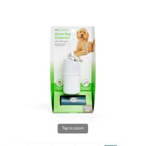 So Phresh white plastic dog waste dispenser w/ refill bags